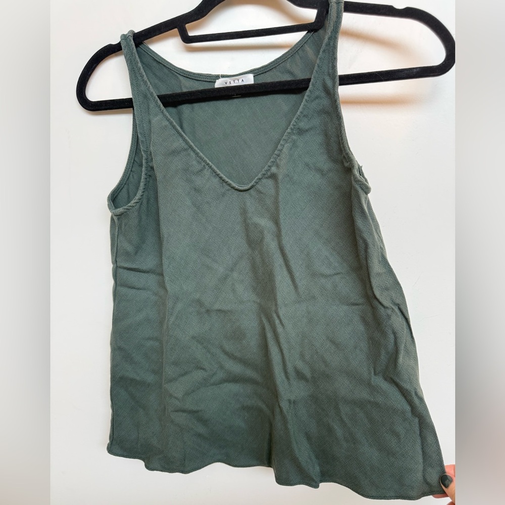 VETTA Forest Green Tank Top